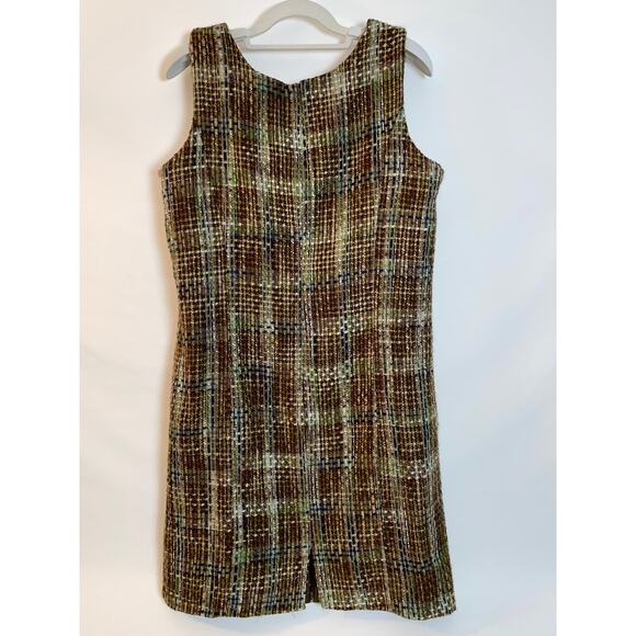 Carlucci Vintage Tweed Sheath Dress -‎ Size 10 -  Great Look That is New Again! - Picture 2 of 10